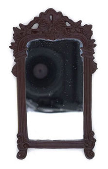 Dollhouse Miniature Large Frame, Rosewood